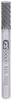 KS Tools 515.3222 Fræsestift Hårdt metal Cylinder Længde 61 mm Mål, Ø 6 mm Arbejdslængde 40 mm Skaftdiameter 6.0 mm