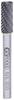 KS Tools 515.3233 Fræsestift Hårdt metal Cylinder med endefortanding Længde 65 mm Mål, Ø 6 mm Arbejdslængde 42 mm Skaftdiameter 6.0 mm