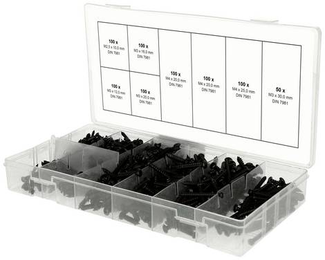 KS Tools 9700800 970.0800 Pladeskruer-sortiment 1 stk