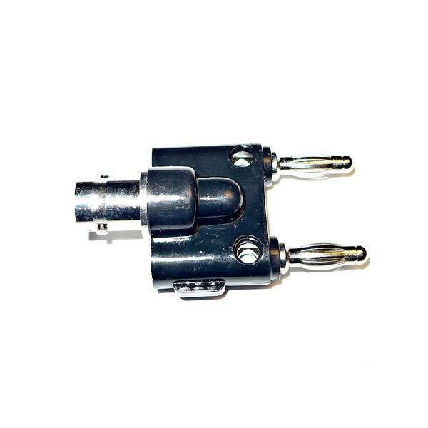Mueller Electric BU-00260 Måleadapter BNC-bøsning - Bananstik Sølv