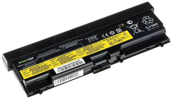 Green Cell Bærbar computer-batteri 57Y4545 10.8 V 6600 mAh Lenovo