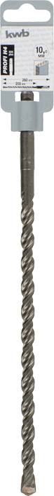 'kwb' Borehovede, 10 mm diameter, egnet til beton. Velegnet til brug med slagboremaskiner. Længde ca. 400 mm.