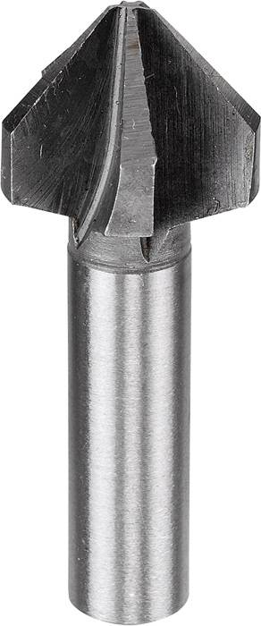 Metalbor med konisk spids og glat, sølvfarvet overflade, velegnet til boring af præcise huller i metalliske materialer.