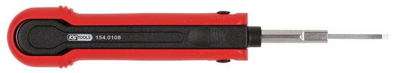 Oplåsningsværktøj til fladstik/fladstikmuffer 1,5 mm (AMP Tyco Superseal)  KS Tools  154.0108