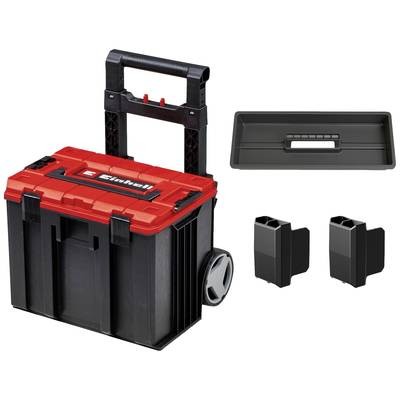 Einhell E-Case L with wheels 4540014 Transportvogn Plastic Sort, Rød (L x B x H) 444 x 330 x 131 mm