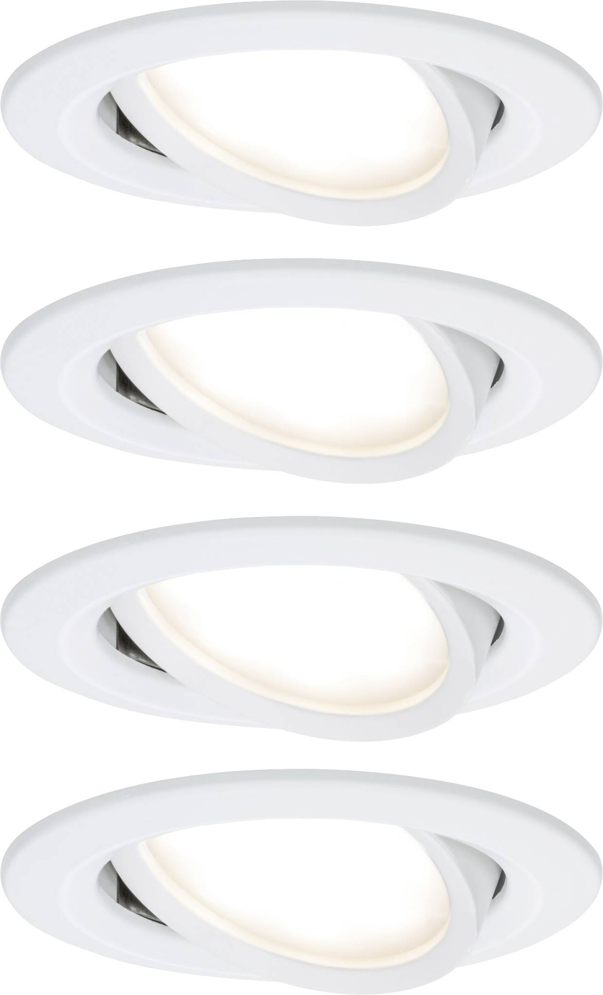Paulmann 4064161242125 Indbygningslys Sæt med 4 stk. LED (RGB) 18 W Hvid (mat)