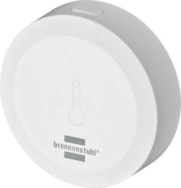 Brennenstuhl 1293920 TFS CZ 01  Temperatursensor og luftfugtighedssensor Hvid