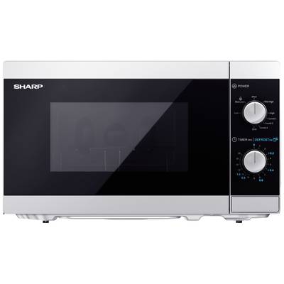 Sharp YC-MG01ES Mikrobølgeovn Sort, Sølv 800 W Grillfunktion
