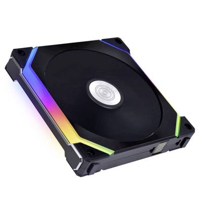 Lian Li UNI FAN SL140 V2 PC-kabinet-blæser Sort (B x H x T) 140 x 140 x 25 mm