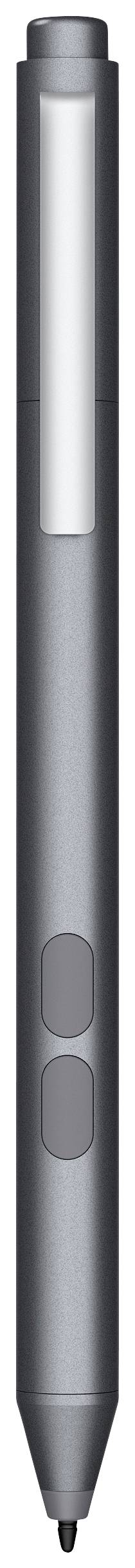 En grå digital stylus med to knapper, egnet til touchskærme eller tablets.