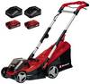 Einhell RASARRO 36/34 (2x3,0Ah) Power X-Change Batteridrevet Batteridrevet plæneklipper inkl. 2. Oplader, inkl. Reservebatteri 3000 mAh 18 V Skærebredde (max.) 34 mm Beregnet til... 300 m²
