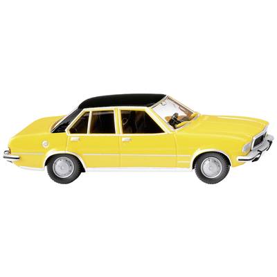 Wiking 0796 05 H0 Personbil model Opel Commodore B, trafikgul
