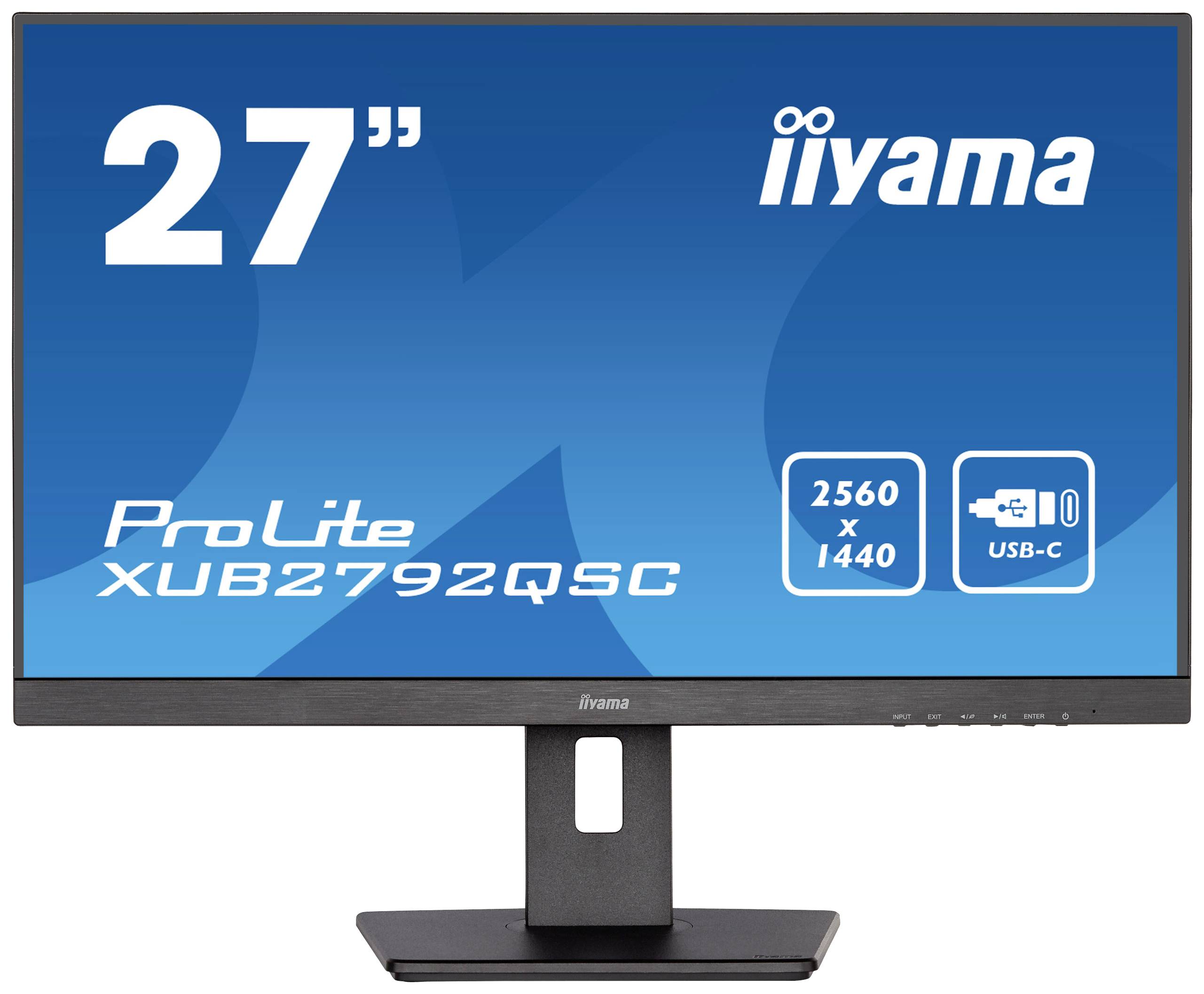 Iiyama PROLITE XUB2792QSC-B5 LED-skærm EEK E (A - G) 68.6 cm (27 tommer