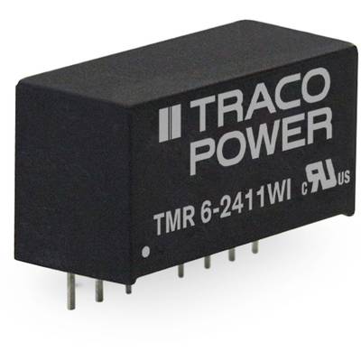 TracoPower DC/DC-omformer, print 48 V/DC 24 V/DC 250 mA 6 W Antal udgange: 1 x Indhold 10 stk