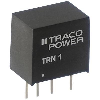 TracoPower DC/DC-omformer, print 12 V/DC +15 V/DC 70 mA 1 W Antal udgange: 1 x Indhold 10 stk