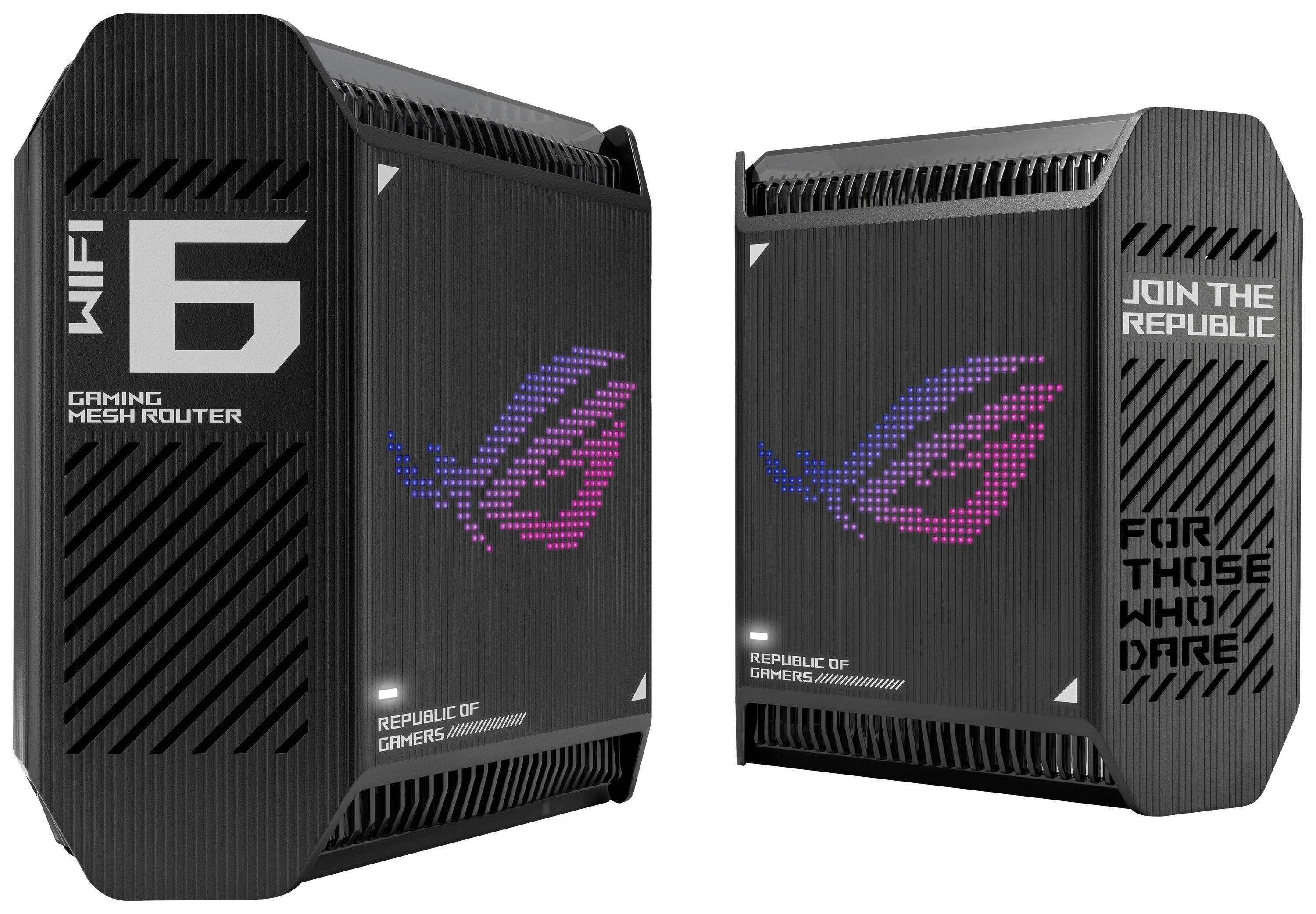 Asus ROG Rapture GT6 AX10000 AiMesh Black Pakke med 2 stk. Mesh-netværk 2.4 GHz, 5 GHz