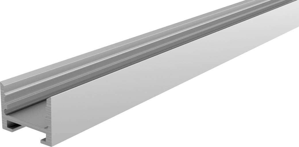 Deko Light 970281 AU-10-12 Rilleprofil Aluminium (L x B x H) 3000 x 18.20 x 13.70 mm 3 m-0