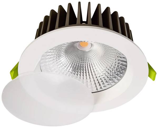 Deko Light 565010 COB 95 LED-indbygningslys  EEK: G (A - G) COB LED LED indbygget 13 W Trafikhvid (RAL 9016)
