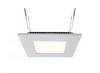 Deko Light 565155 LED Panel Square 8 LED-indbygningslys EEK: G (A - G) LED (RGB) LED indbygget 7 W Perlelysegrå (RAL 9022)