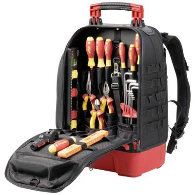 Wiha 45528 Elektriker Værktøjsrygsæk med udstyr 27 dele (L x B x H) 385 x 260 x 530 mm