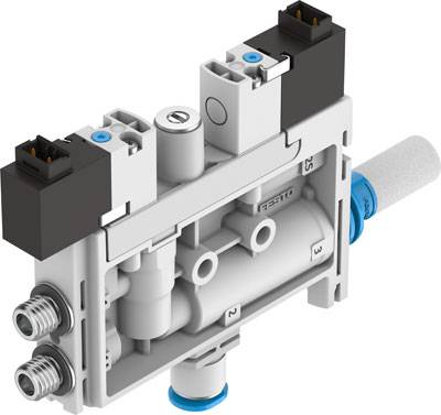 FESTO Vakuumsugedyse OVEL-10-H-15-P-VQ6-UC-C-A-H3 8141097 24 V 6 mm Nominel dimension 0.95 mm Kabinetmateriale PA Forseglingsmateriale NBR