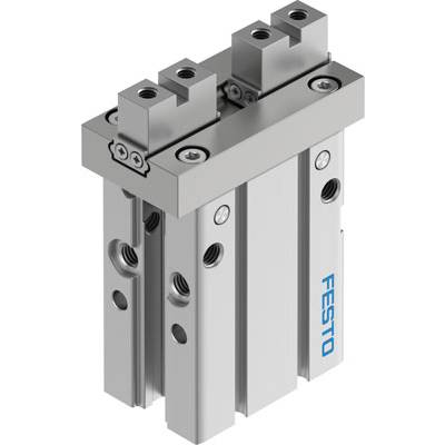 En pneumatisk drev fra Festo med robust kabinet, synlige tilslutninger og blå 'Festo'-påskrift på siden.