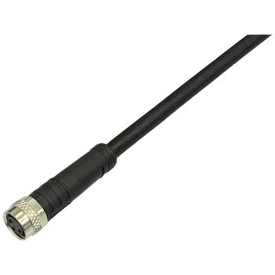 BKL Electronic 2700007 Sensor- /aktor-tilslutningsledning M8 Kobling, lige 5 m Pol-tal (RJ): 4.5 1 stk