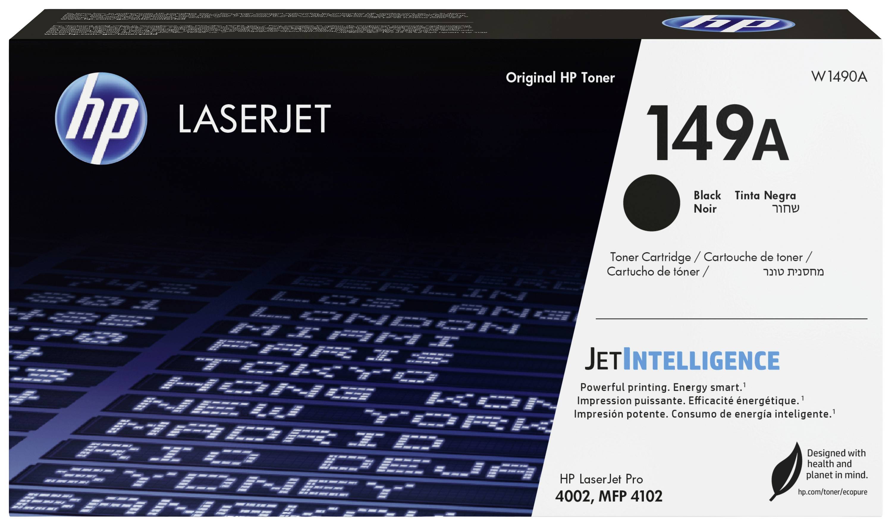 HP 149A LaserJet Tonerkassette til LaserJet Pro 4002, MFP 4102. Originalt HP-produkt. Sort, med JetIntelligence.