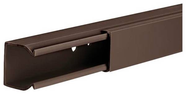 Hager LF2502508014 Kabelkanal  (L x B x H) 2000 x 25 x 25 mm 2 m Brun