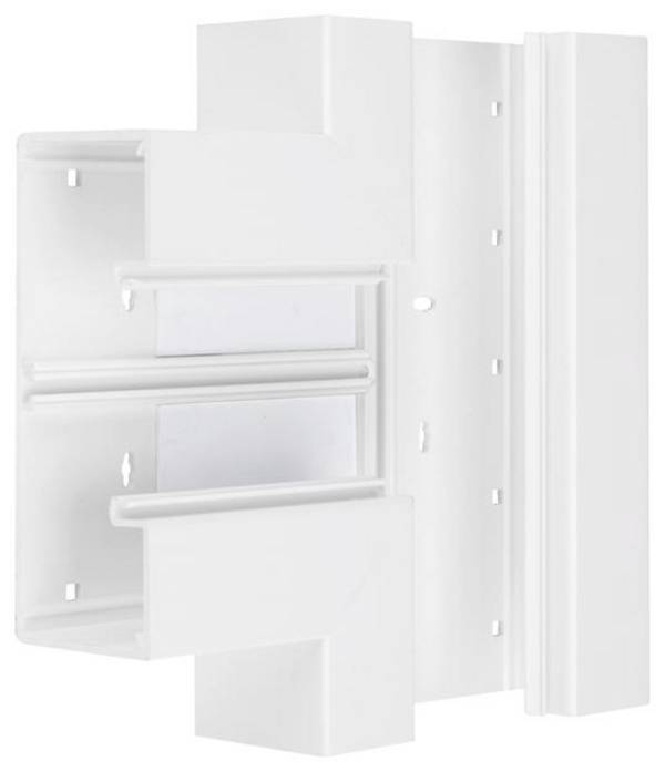 Hager BR6517089016 T-stykke T-stykke (B x H x T) 170 x 68 x 68 mm Hvid 1 stk