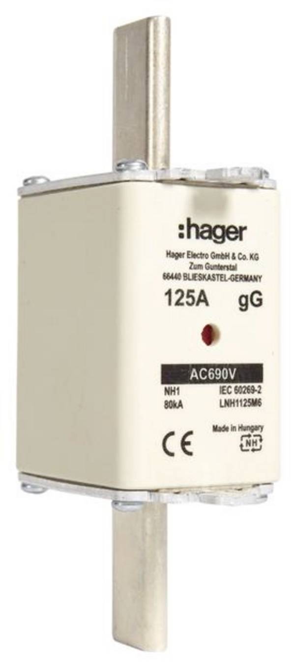 Hager LNH1125M6 NH-sikring 125 A 3 stk