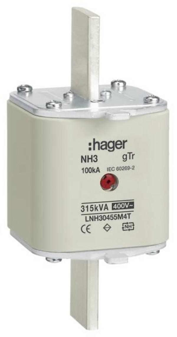 Hager LNH30455M4T NH-sikring 455 A 3 stk