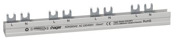 Hager KDN263AZ KDN263AZ Phase busbar   212 mm 1 stk Piece