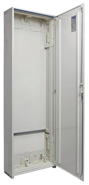 Hager FP12SN2 Skab 550 x 1700 x 205 Stål Klar hvid (RAL 9010) 1 stk Piece