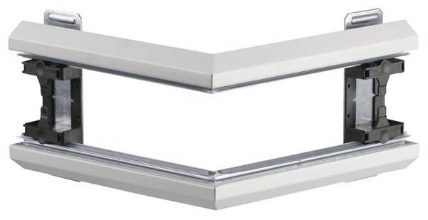 Hager BKIS121303E9016 Yderhjørne  (L x B) 250 mm x 130 mm 1 stk Trafikhvid