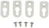 Hammond Electronics 1556FOOTGY-4 Montagefod ABS-plast Grå (L x B x H) 51 x 51 x 5 mm 4 stk