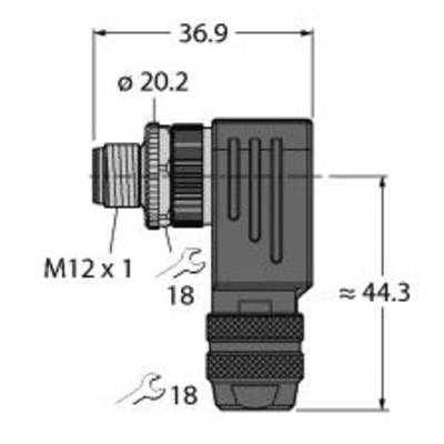 Turck 6904724 Sensor-, aktuator-stik, 1 stk