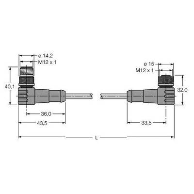 Turck 6915680 Sensor-, aktuator-stik, 1 stk