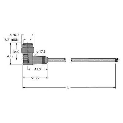 Turck 6604791 Sensor-, aktuator-stik, 1 stk