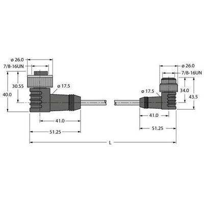 Turck 6604812 Sensor-, aktuator-stik, 1 stk