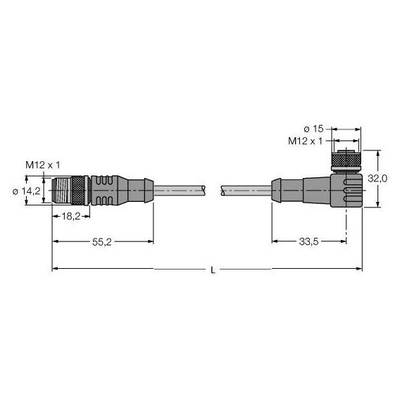 Turck 6931039 Sensor-, aktuator-stik, 1 stk