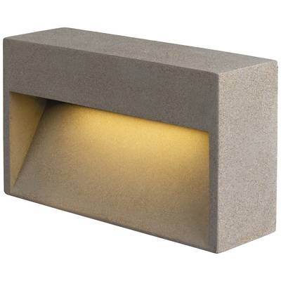 SLV CONCRETO L 1006405 LED-væglampe 12 W Grå