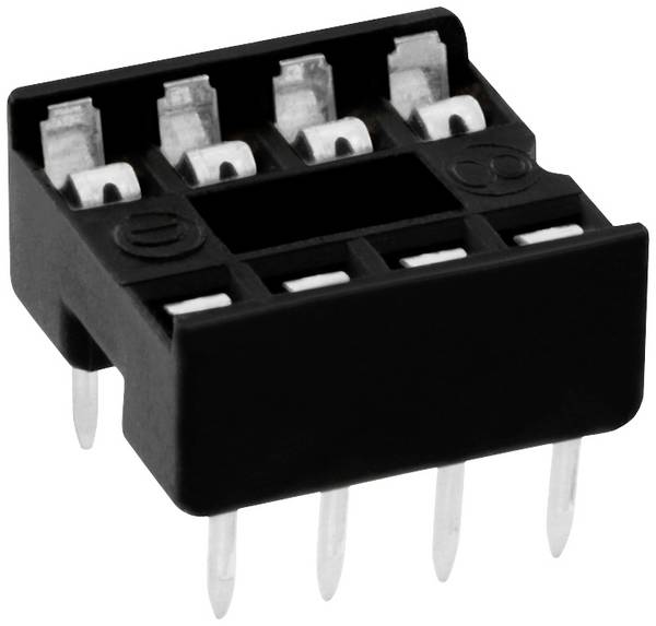 Connfly DS1009-08AT1NX-0A2  IC-fatning Rastermål: 2.54 mm Poltal: 8  1 stk Tube
