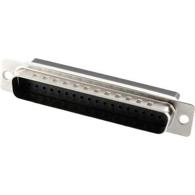 econ connect ST37CR D-SUB-kabinet Poltal: 37 stål Sort 1 stk Tray