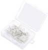 TRU COMPONENTS LED med ledninger Klar hvid Rund 5 mm 19000 mcd 30 ° 20 mA 2.7 V, 3.4 V