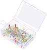 TRU COMPONENTS LED med ledninger Rød, Gul, Blå , Gulgrøn, Varm hvid Rund 3 mm 55 mcd, 330 mcd, 420 mcd, 2500 mcd, 14400 mcd 30 ° 20 mA 1.8 V, 2.4 V, 2.7 V, 3.4 V