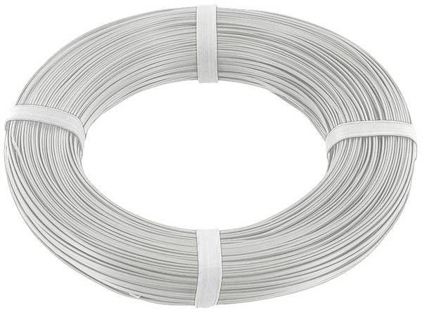 econ connect KZL2X008WS100 Tråd  2 x 0.08 mm² Hvid 100 m