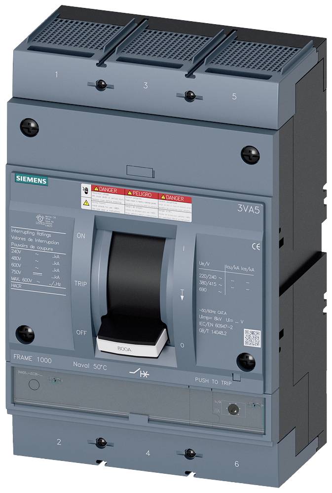 Siemens 3VA5560-5EC36-1AA0 Effektafbryder 1 stk