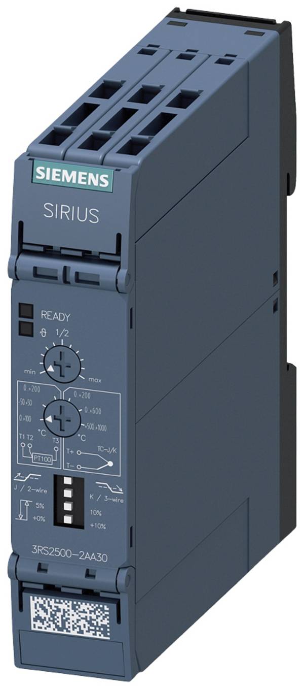 Siemens 3RS2500-2AA30 3RS25002AA30 Temperaturovervågningsrelæ Antal relæudgange: 1