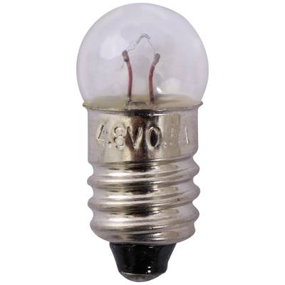 Quadrios 22O183 Kuglelampe, cykellampe 4.8 V 2.4 W Sokkeltype E10 hvid 1 stk